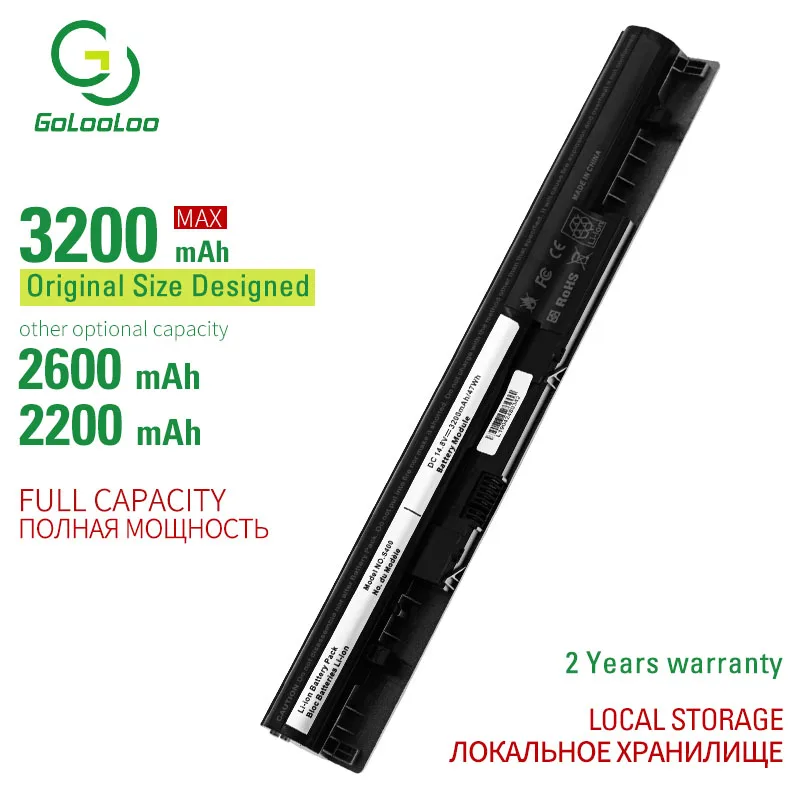 Golooloo 4 ячейки 3200 мАч новый Аккумулятор для ноутбука 4ICR17/65 L12S4Z01 LENOVO I1000 IdeaPad Flex 14 Для
