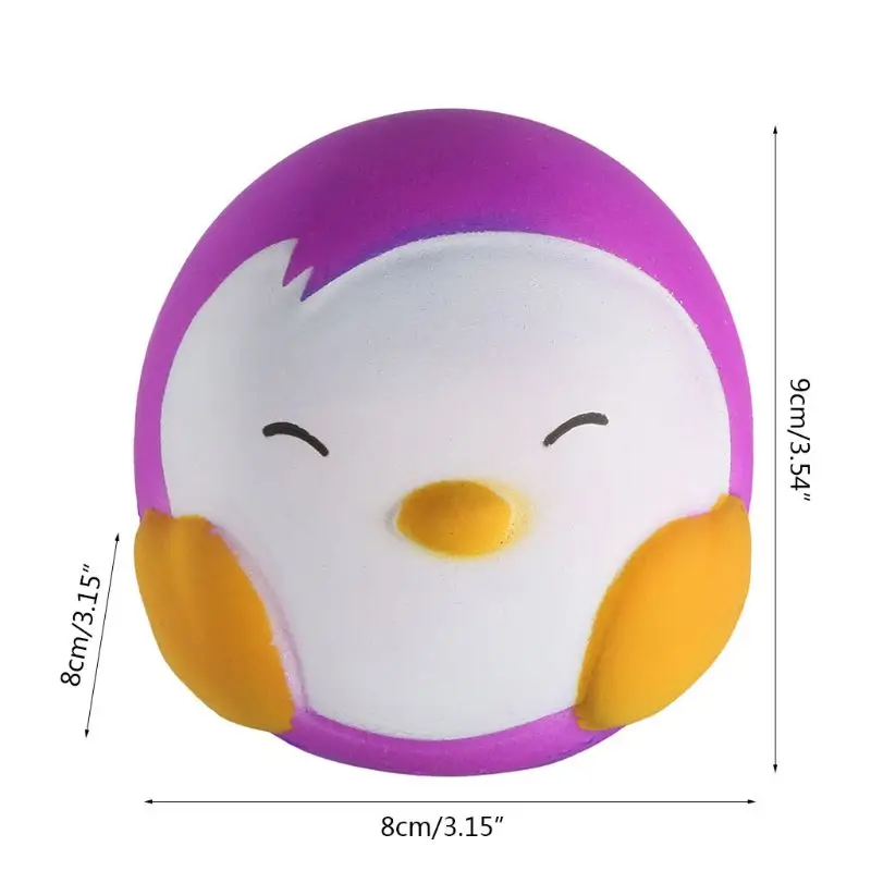 Новинка, волшебный Пингвин, мягкие игрушки Jumbo Squishies, меняющие цвет, медленно поднимающаяся игрушка для снятия стресса, сдавливающая игрушка, волшебная игрушка, игрушки для девочек, подарок