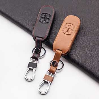 

Functional Leather Car Remote Key Case Cover For Mazda 2 3 6 Atenza Axela Demio CX-5 CX5 CX-3 CX7 CX-9 2015 - 2019 Accessories
