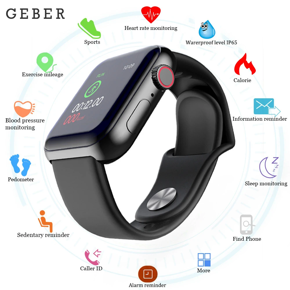 

D28 Smart Watches Men Waterproof Sports Fitness Bracelet Tracker Heart Rate Monitor Blood Pressure Bluetooth Smart Band Women