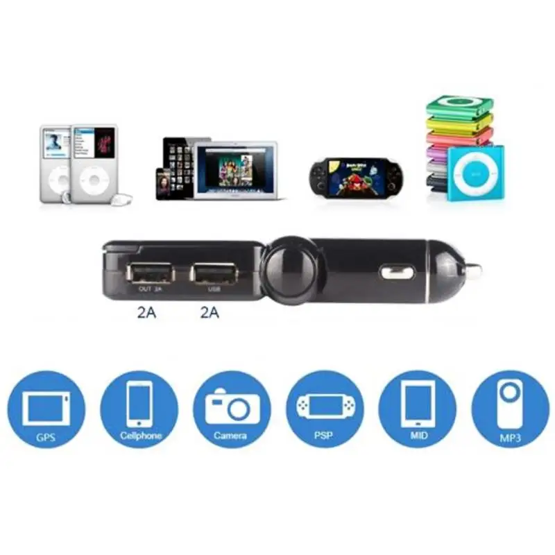 ЖК Bluetooth автомобильный комплект громкой связи беспроводной Bluetooth MP3 плеер USB зарядное устройство fm-передатчик прикуриватель автомобильные аксессуары