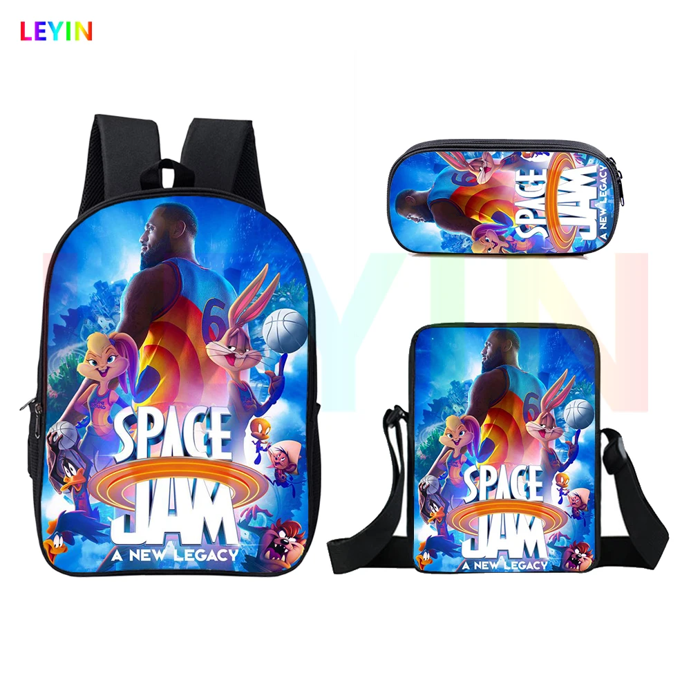 Рюкзак унисекс с 3D-принтом Space Jam A New Legacy для мальчиков и девочек | Багаж сумки