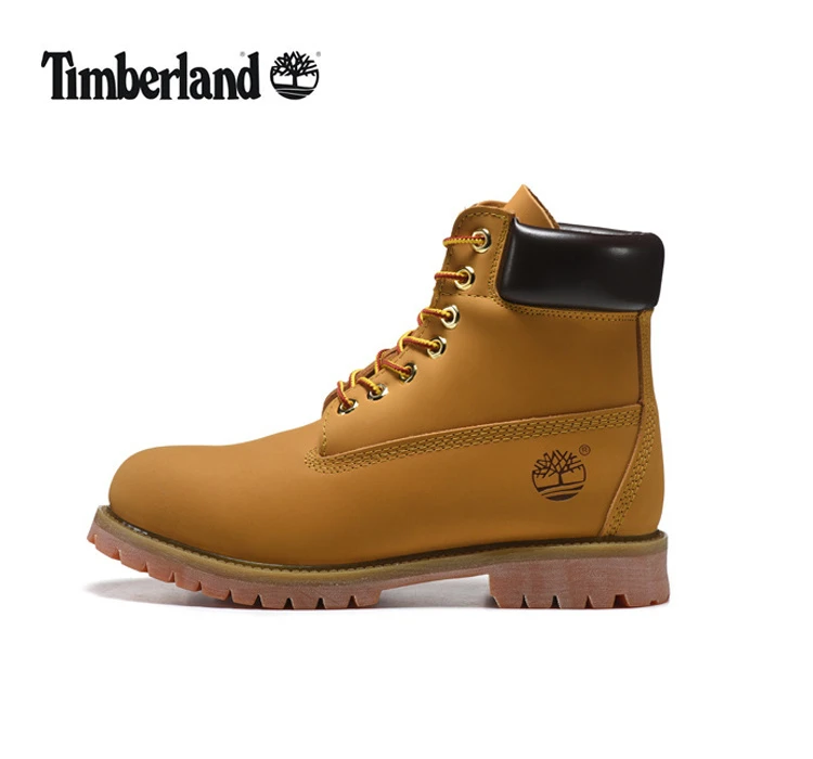 TIMBERLAND Botines clásicos de cuero amarillo trigo para hombre y mujer, zapatos senderismo al aire libre, versión sencilla, 10061|Zapatos de senderismo| - AliExpress