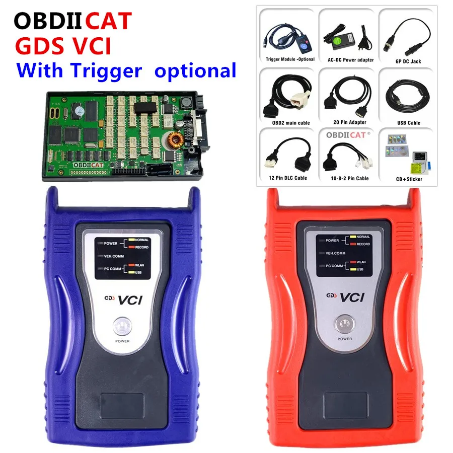 GDS VCI For KIA For Hyundai With Trigger Module Connector Flight OBD2 Diagnostic Scanner Code Tool 2