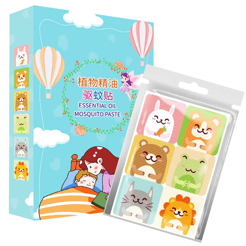 72pcs-box-Mosquito-Repellent-Stickers-Patches-Cartoon-Pure-Plant-Essential-Oil-Stickers-for-Baby-Kid-xobw.jpg 72Db/Doboz Szúnyogtaszító Matricák Foltok Rajzfilm Tiszta Növény Illóolaj -Matricák Baba Gyerek Xobw - Image 6