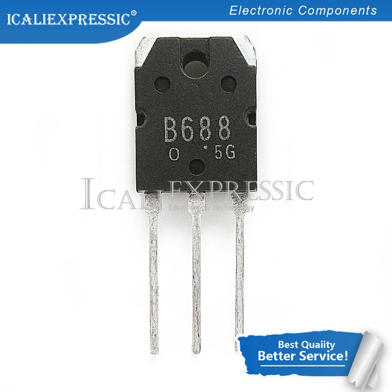 4 шт. = 2 пары 2SB688 2SD718 ( B688 + D718 ) TO-3P в наличии | Электронные компоненты и
