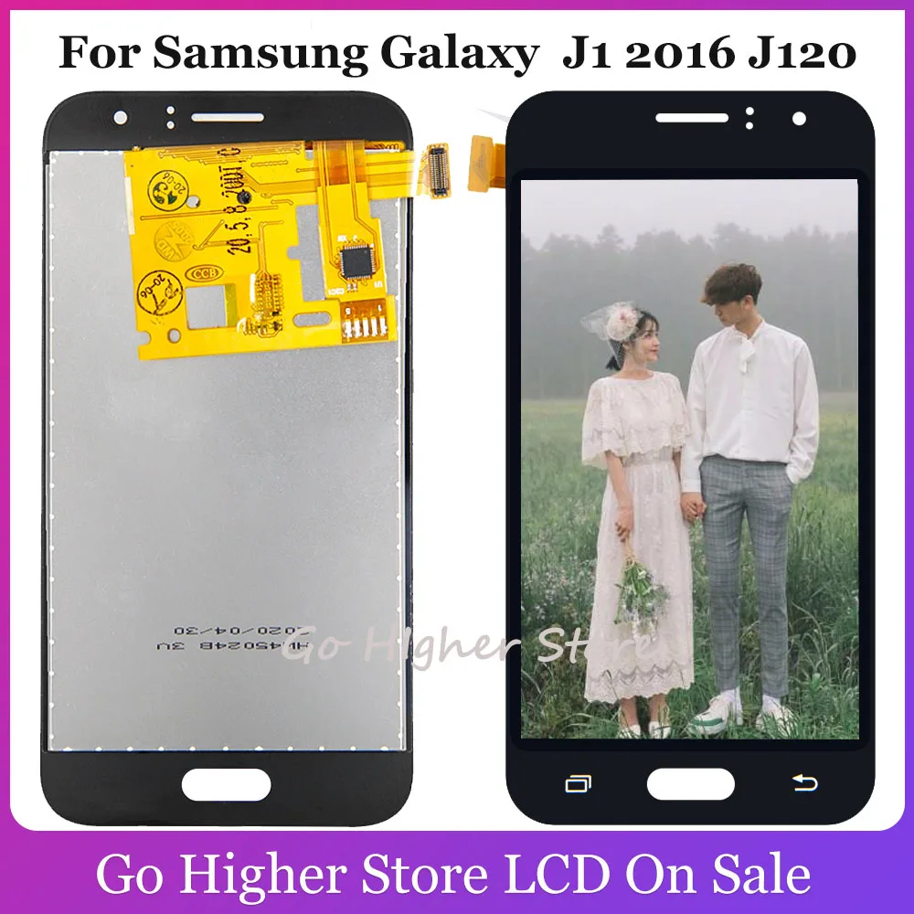 Для Samsung Galaxy J1 2016 J120 Lcd SM J120F J120M J120H J120G ЖК дисплей сенсорный экран дигитайзер сборка