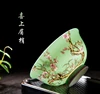 Enamel Single Bowl Chinese Style Retro Flower Bird Pattern Bowl Jingdezhen Fine Bone China Ceramic Tableware 2