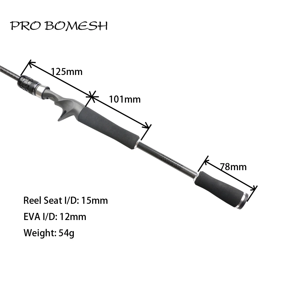 Pro Bomesh 1 комплект Fuji ACS катушка сиденье EVA литья Ручка Комплект алюминиевая Зажимная гайка DIY материал для сборки удочки компонент аксессуар