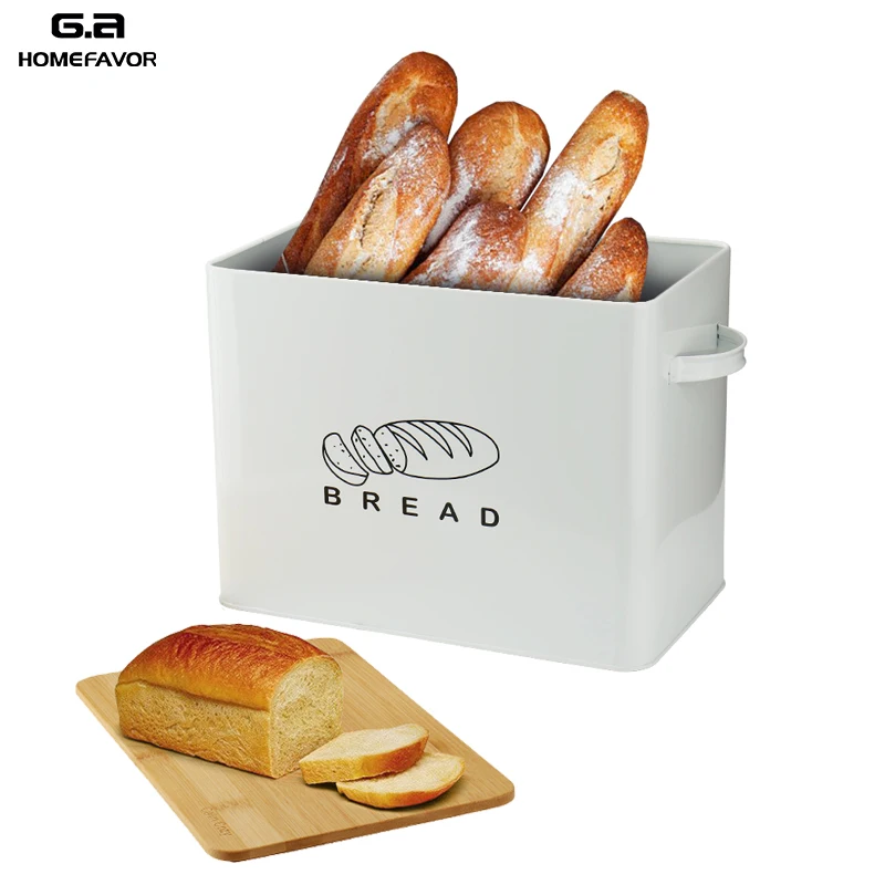 

Kitchen Bread Box With Bamboo Cutting Lids G.a homefavor Storage Bin Box Snack Lunch Bento Food Container