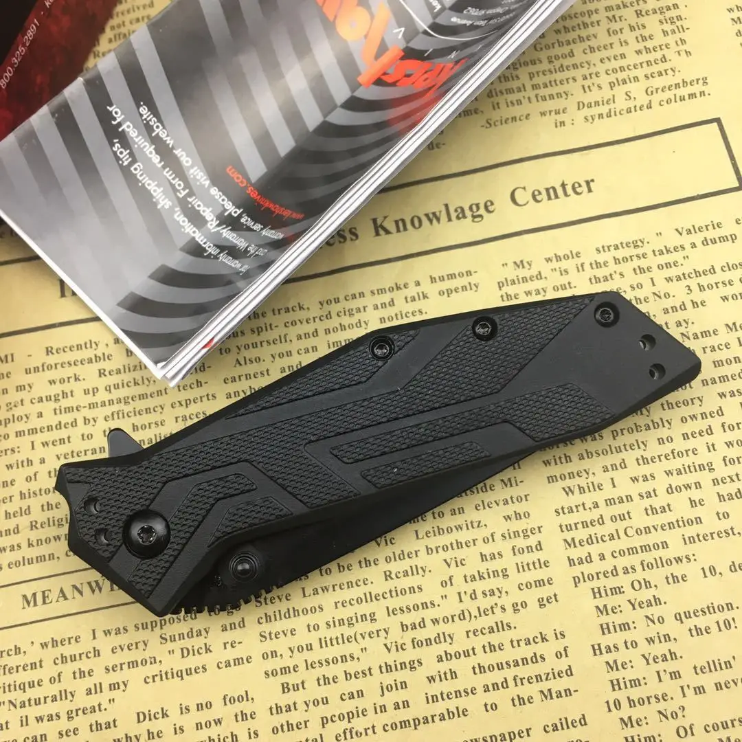Швейцарский складной нож saber kershaw Kershaw 1990 полевая наружная портативная Самозащита складной нож карточка показать нож для фруктов