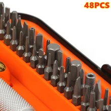 48PCS Precision Screwdriver Repair Tool Kit Screwdriver Bit Multi Mobile Phone Repair Tools Set For IPhone PC Electronic Etc