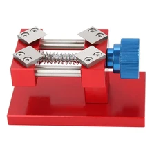 Тиски ремонт часов инструмент челюсти скульптура регулируемый винт Универсальный алюминиевый сплав зажим Щелкунчик стол мини часы ремесло