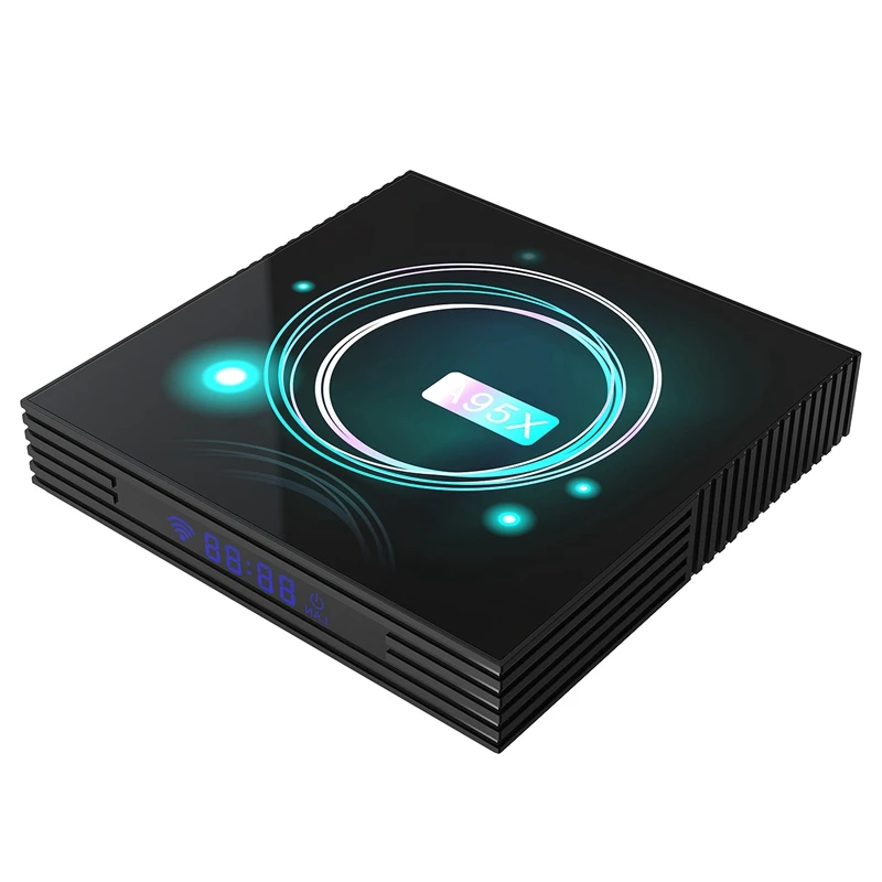 Смарт-ТВ коробка Android 9,0 A95XF3 S905X3 4GB 64GB 8K HD 2,4/5,0G Wi Fi пульт дистанционного управления для медиа-проигрыватель Google Android ТВ коробка A95X F3 тонкий штепсельная вилка стандарта США