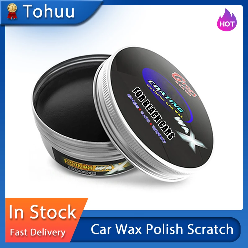 Car Wax Care Paint Waterproof Care Scratch Repair Car Styling Crystal Hard Wax Polish Scratch Remover Universal/Black
