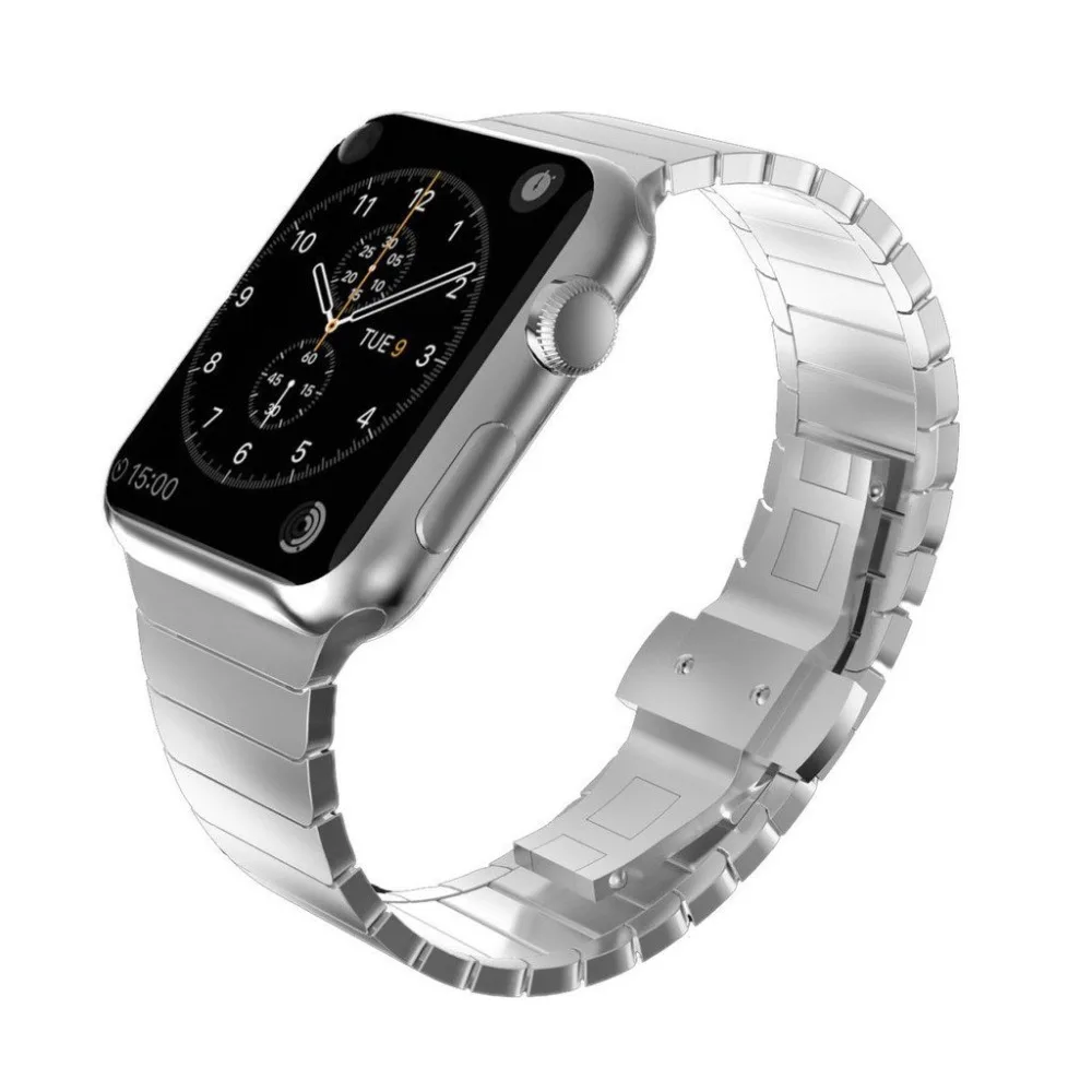 Ремешок из нержавеющей стали для Apple watch 38 мм 42 мм ремешок для браслета 40 мм 44 мм ремешок для часов для iwatch серии 5 4 3 2 1 Аксессуары