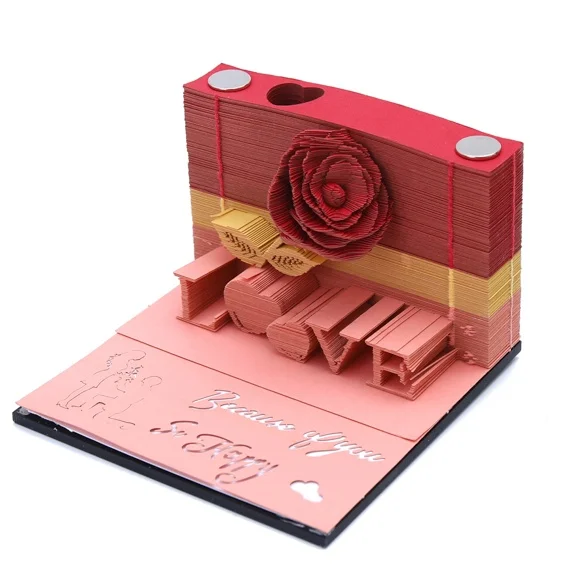 DIY Скрапбукинг Omoshiroi блок 3D удобство наклейки бумаги карты Ремесло Японии Творческий стереоскопический липкий бумага для заметок - Цвет: MGH1