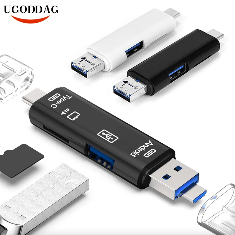 Устройство для чтения карт памяти SD USB 2 0 OTG Micro Тип C | Мобильные телефоны и