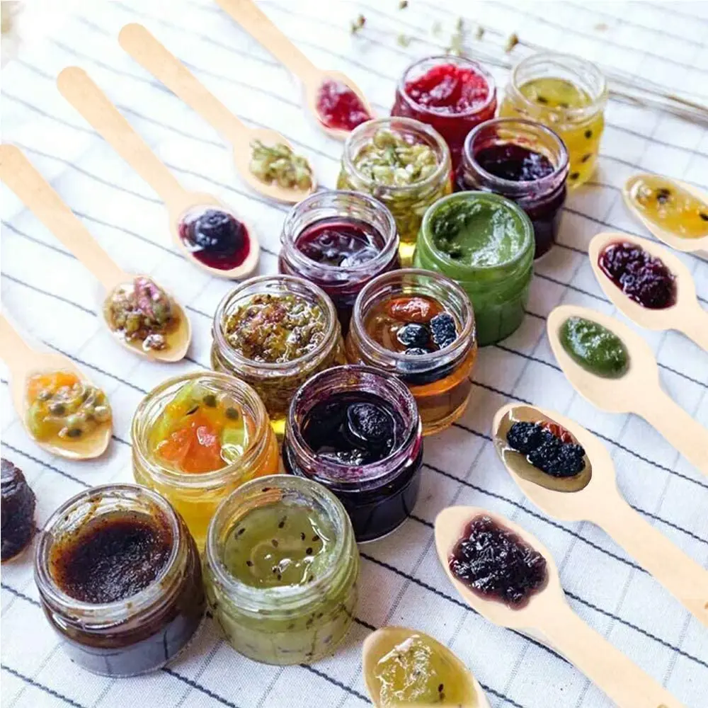 Glass Jars with Gold Lids, Mini Mason Jars for Gifts, Crafts, Wedding, Spice, Extra Chalkboard Labels, Tags String