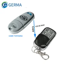 Germa cópia veio superior 432na duplicador, 433.92 mhz controle remoto universal garagem porta portão remoto clonagem 433 mhz transmissor