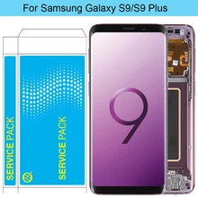 S9 ЖК-дисплей для samsung Galaxy S9 Plus ЖК-дисплей с рамкой AMOLED S9 G960F ЖК-дисплей S9 Plus G965F сенсорный экран в сборе