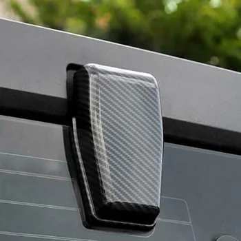 

2pcs set Glass Hinge Cover Trim Black Car ABS Luxury Auto High quality