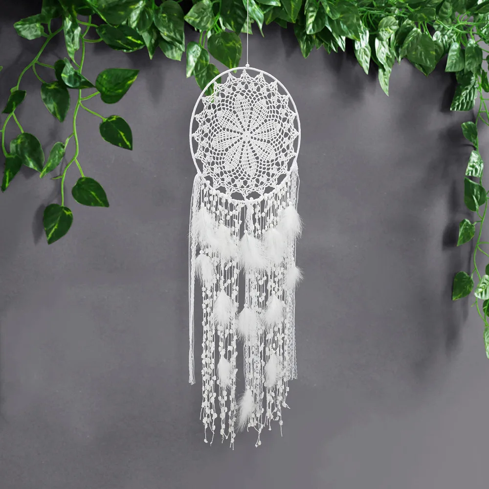 

Creative Fresh Wedding Dream Catching Net Hanging Large Wedding Dream Catching Net Fengling Bohemian Wind Decorative Hanging