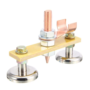

Magnetic Welding Clamp Durable Welding Magnets Head Magnetic Ground Clamp Welding Support Tool With Tail