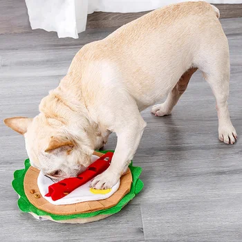 

Pet Dog Round Thin Burrito Sniff Training Mat Smell Pad Food Feeding Skill Blanket Play Toy5