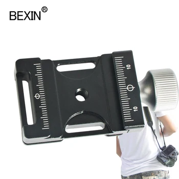 

Tripod clamp dslr camera shoulder strap seat belt clamp ball head adapter mount clamp quick Clip release plate clamp for Arca