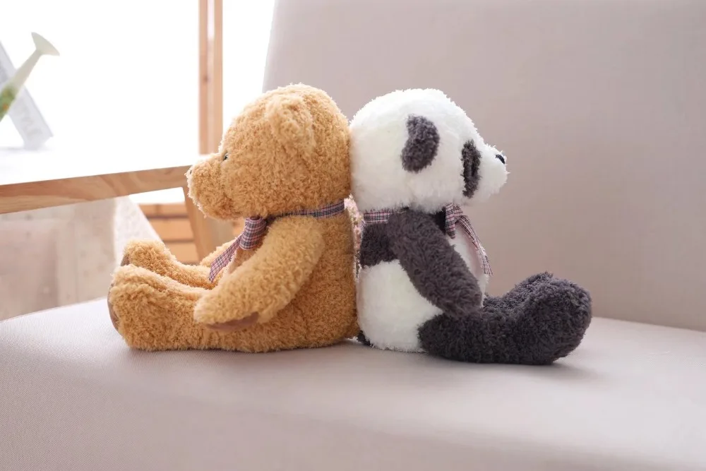 Кавайные чучела животных для детей девочек/мальчиков Brinquedos Детский плюшевый медвежонок/обезьяна/панда/кукла игрушка детский подарок