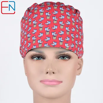 

women scrub caps for nurses.100% cotton