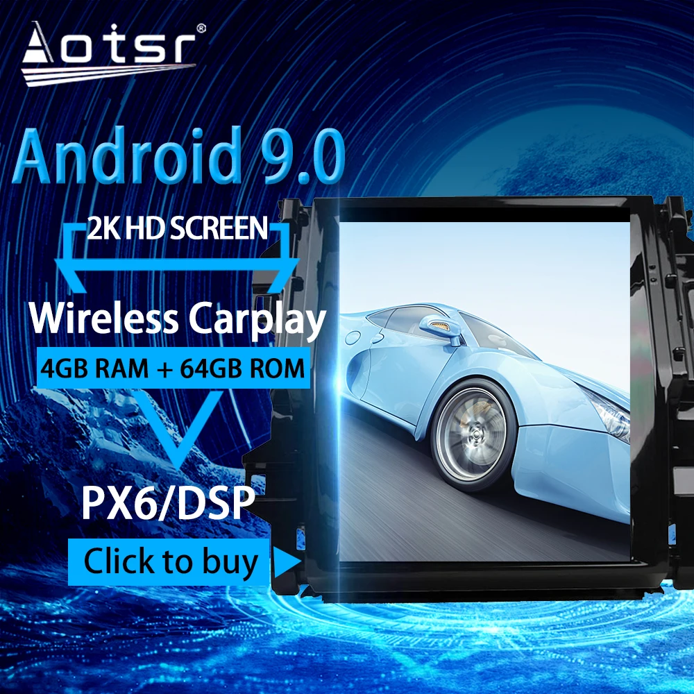 For TOYOTA Fortuner Radio Android Multimedia 2016 - 2019 PX6 GPS Navigation Head unit Tesla Car Audio Stereo Player Autoradio MT