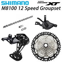 SHIMANO DEORE XT M8100 набор групп MTB горный велосипед 1x12-Speed 51T SL+ RD+ CS+ HG M8100 переключатель заднего хода