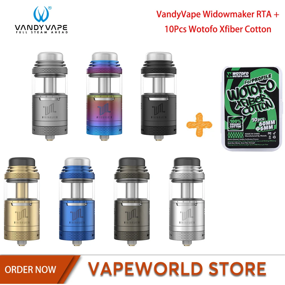 Оригинальный Widowmaker RTA атомайзер VandyVape 5-6 мл испаритель с баком для вейпа