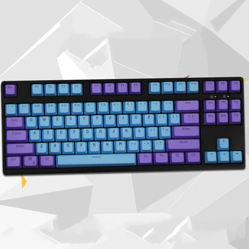 

Механическая клавиатура PBT OEM, двухцветная подсветка, универсальная колонка, 104/87