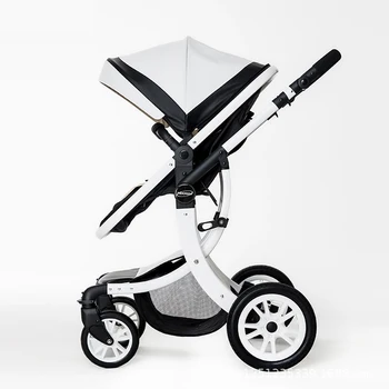 

Baby Stroller Can Sit Reclining High Landscape Folding Shock Absorber Light Newborn Baby Car