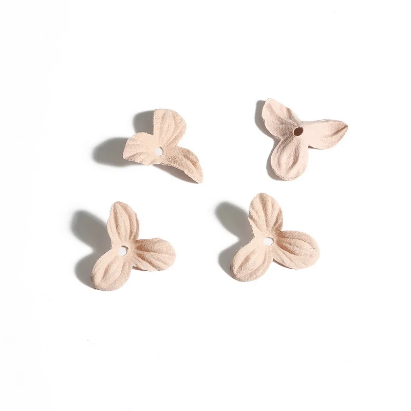 Beige 30 шт Смешанные Красивые Пять лепестков искусственный цветок? Для рукоделия трехмерная цветочная ткань имитация лепестков украшения - Цвет: Beige