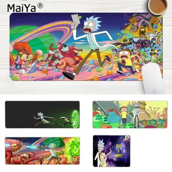 

MaiYa High Quality Rick and Morty Gamer Speed Mice Retail Small Rubber Mousepad Large Lockedge Mouse pad PC Computer mat