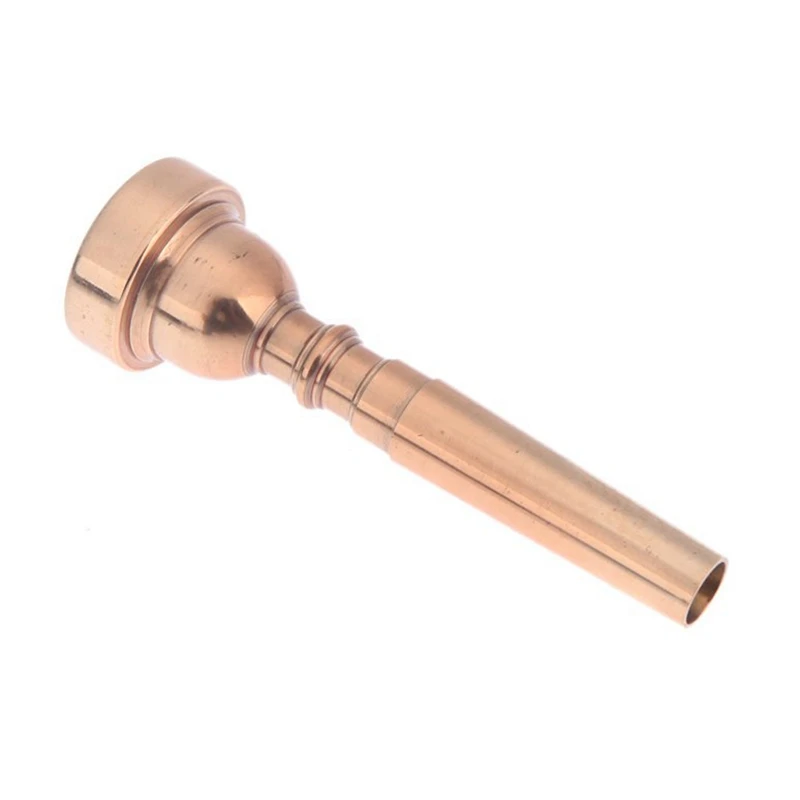 High-quality Copper Alloy Gold-plating 3C Trumpet Mouthpiece Durable Stylish Golden