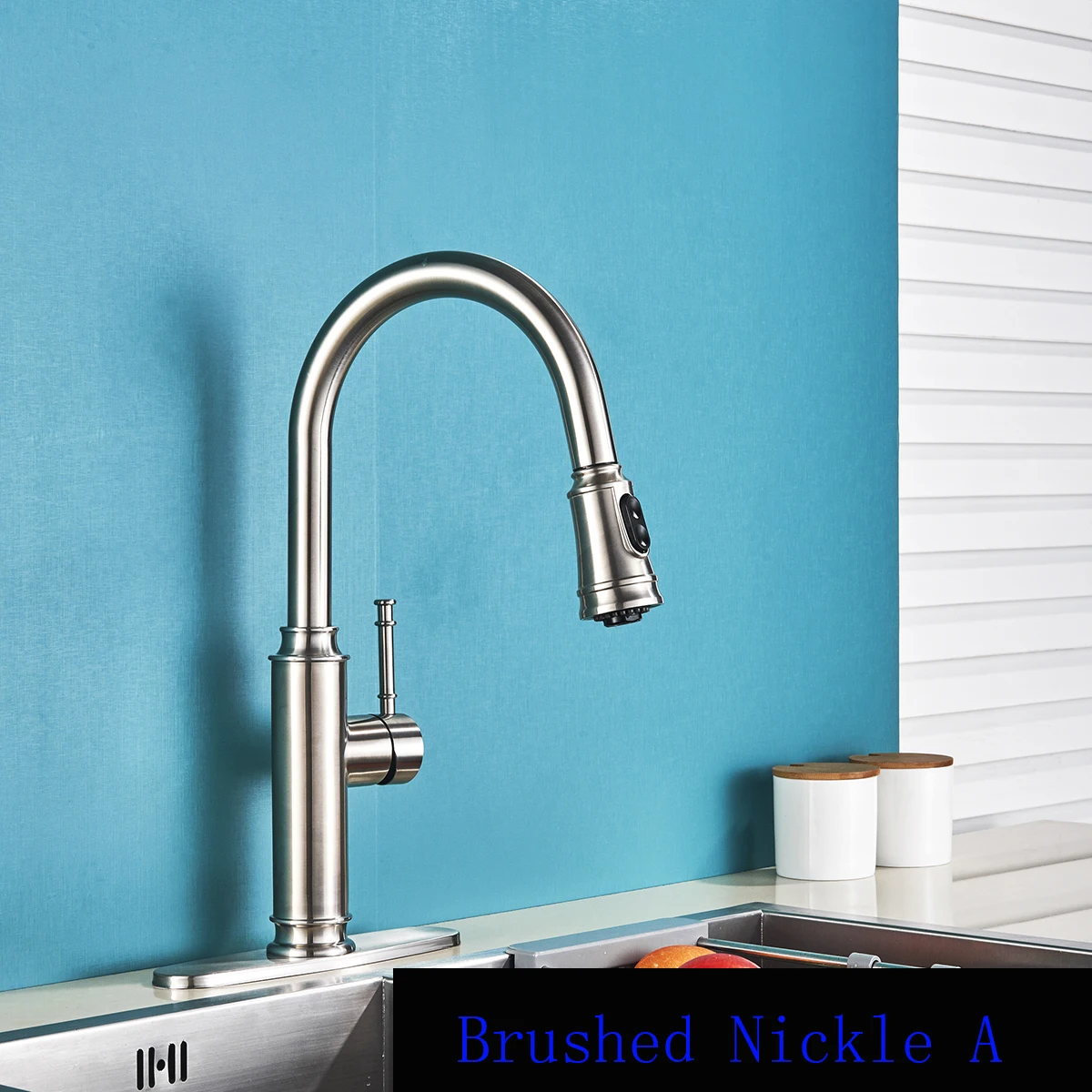 brushed nickle A