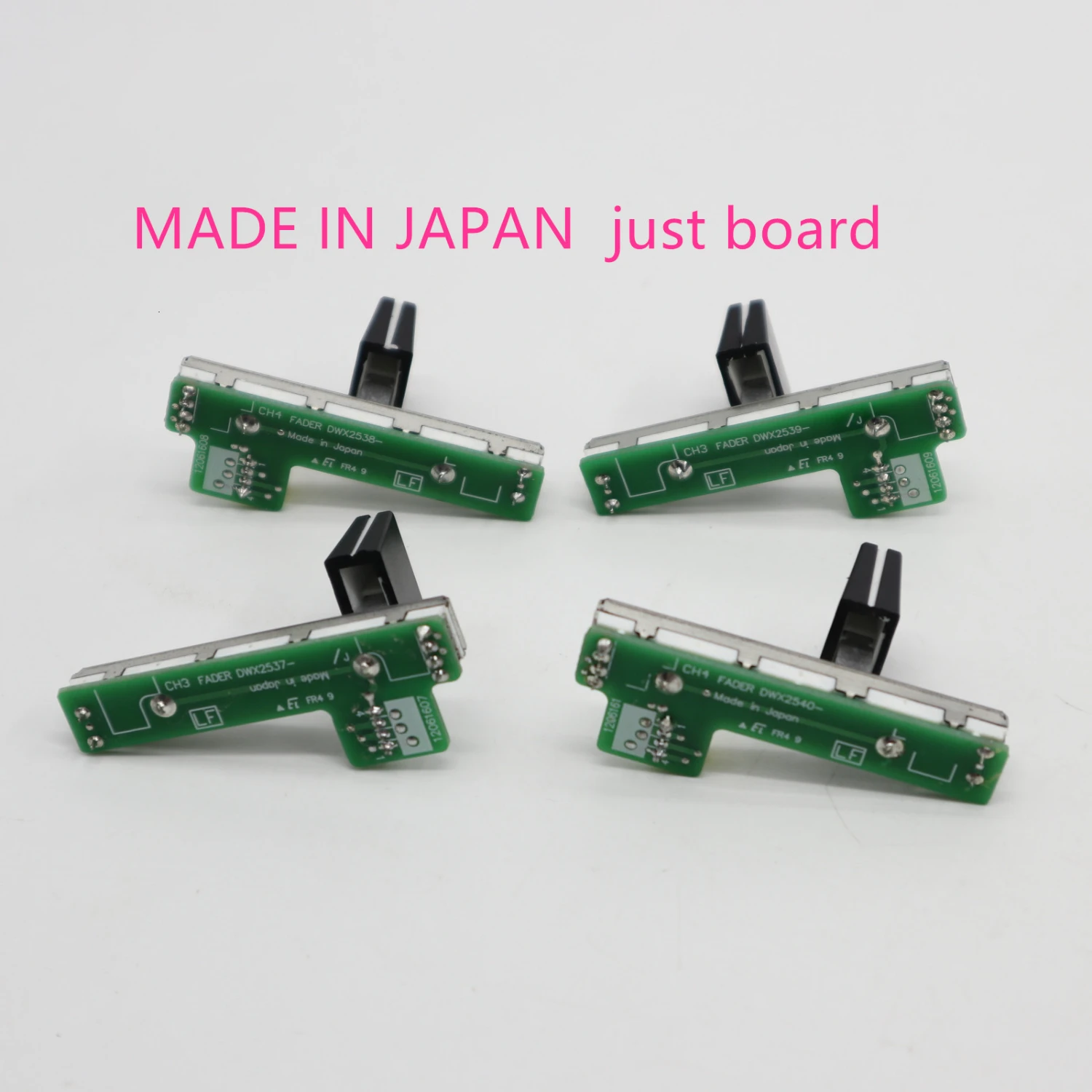 MADE IN JAPAN board Сделано в Японии ALPS(4 шт.) CH1 CH2 CH3 CH4 с тонкой оправой подходит новатор, djm 800 DWX2537 DWX2538 DWX2539 DWX2540+ 4 шт. DAC2371 ручка - Цвет: MADE IN JAPAN board