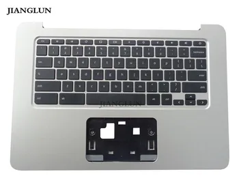 

JIANGLUN For HP Chromebook 14 G4 Palmrest with US Keyboard without Touchpad Silver