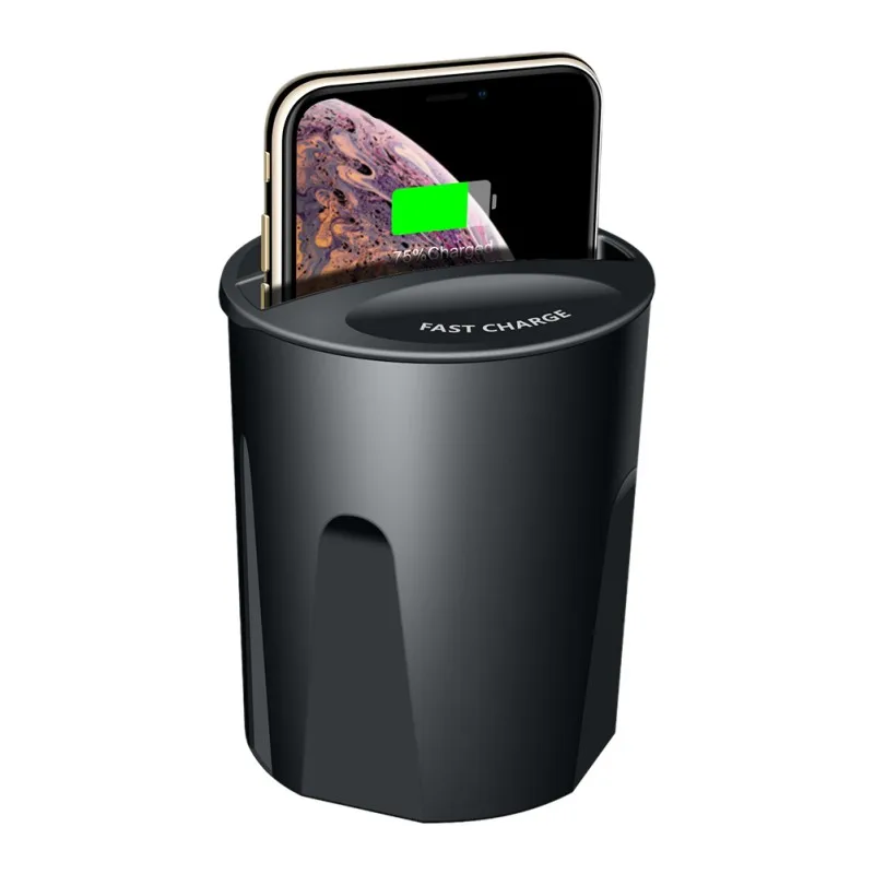 

NEW X9 Car Cup Qi Wireless Charger Universal Fast Wireless Car Charger Cup for Samsung Qi Wireless Charging Car Cup for iPhone