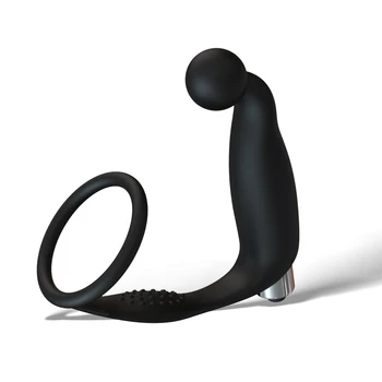 Prostate Massager Anal Plugs Toys Vibrator Double Ring Butt Plug Adult Products Delay Ejaculation Ring Sex Toys For Men Adult 18 2