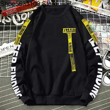 

Extra Large Men Round Neck Sweater Plus Fat plus Leisure Long Sleeve Super Large Size Men's Wear