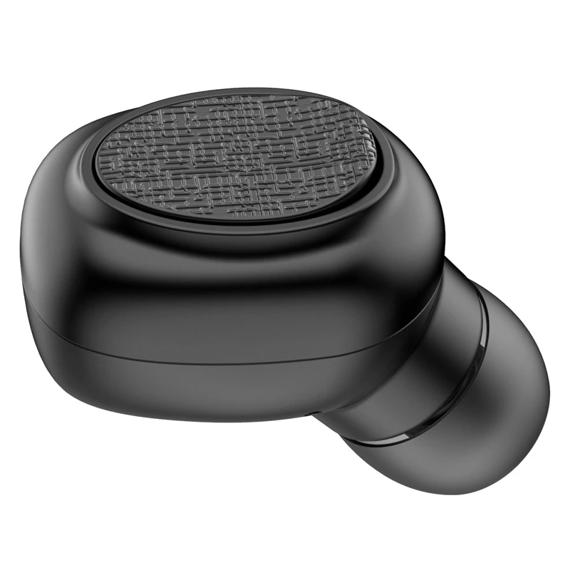 Беспроводная bluetooth-гарнитура, стереонаушники Tws, спортивные наушники с зарядным держателем для Ios, Android, телефона, черный пластик