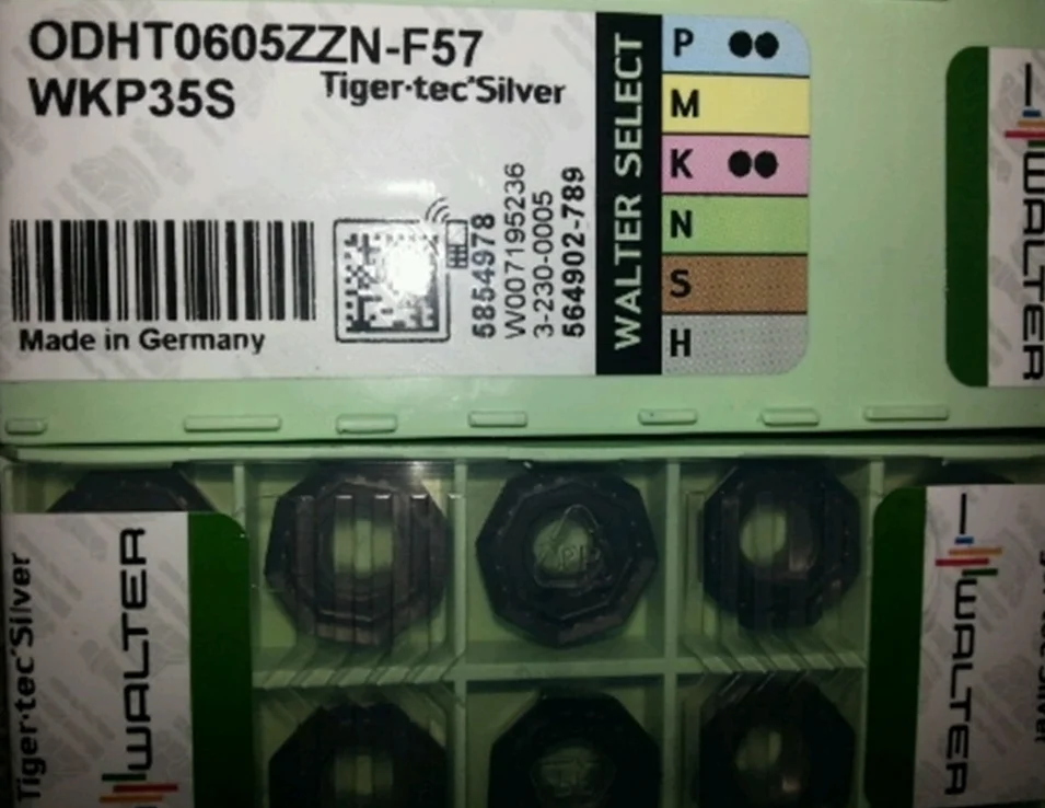 WALTER 10 шт карбидные вставки ODHT0605ZZN-F57 WKP35