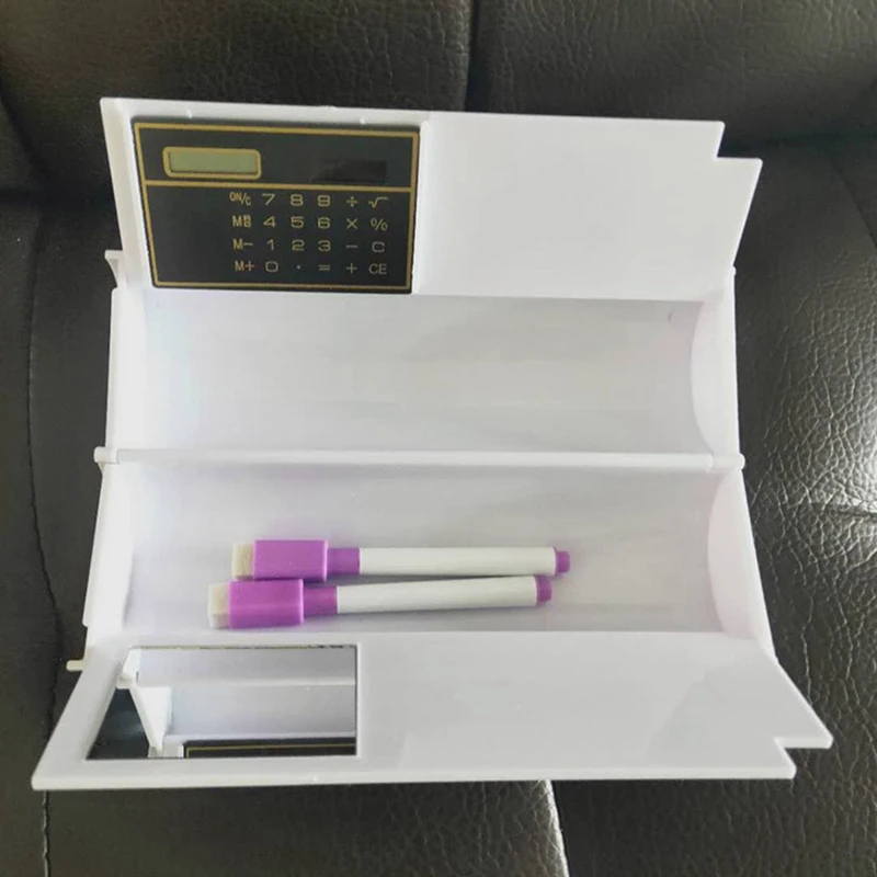 Дропшиппинг креативный пенал для доски с солнечным калькулятор магнитный переключатель Kawai мультяшная ручка коробка школьная