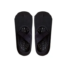 Женские спортивные дышащие Пилатес, водонепроницаемые, водонепроницаемые, для фитнеса, балета, для танцев, мягкие эластичные силиконовые поперечные ремни, противоскользящие, для спортзала, носки для йоги